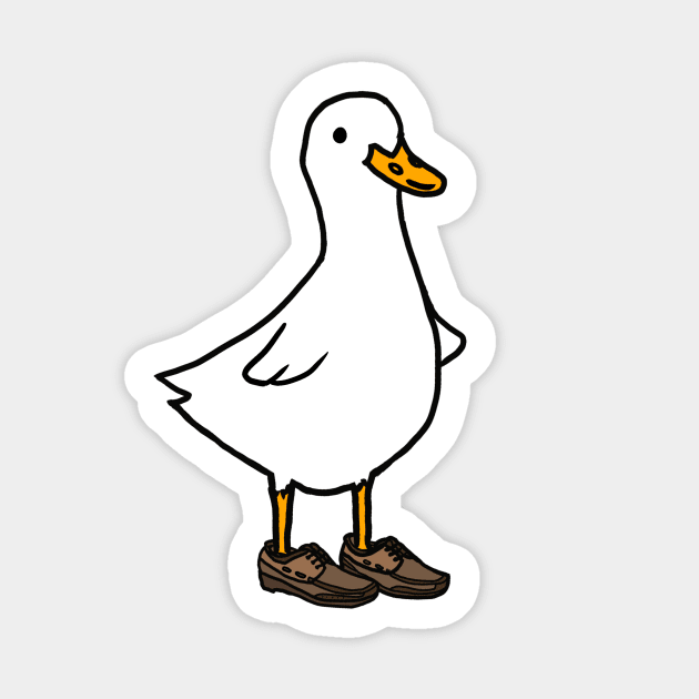Duck with shoes hotsell